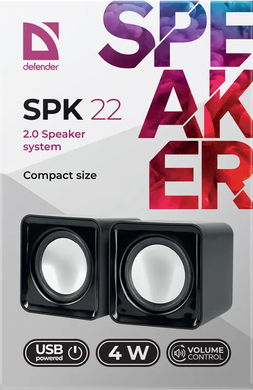 Defender - Акустична система 2.0 SPK 22