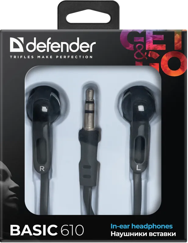 Defender - Навушники-вкладиші Basic 610
