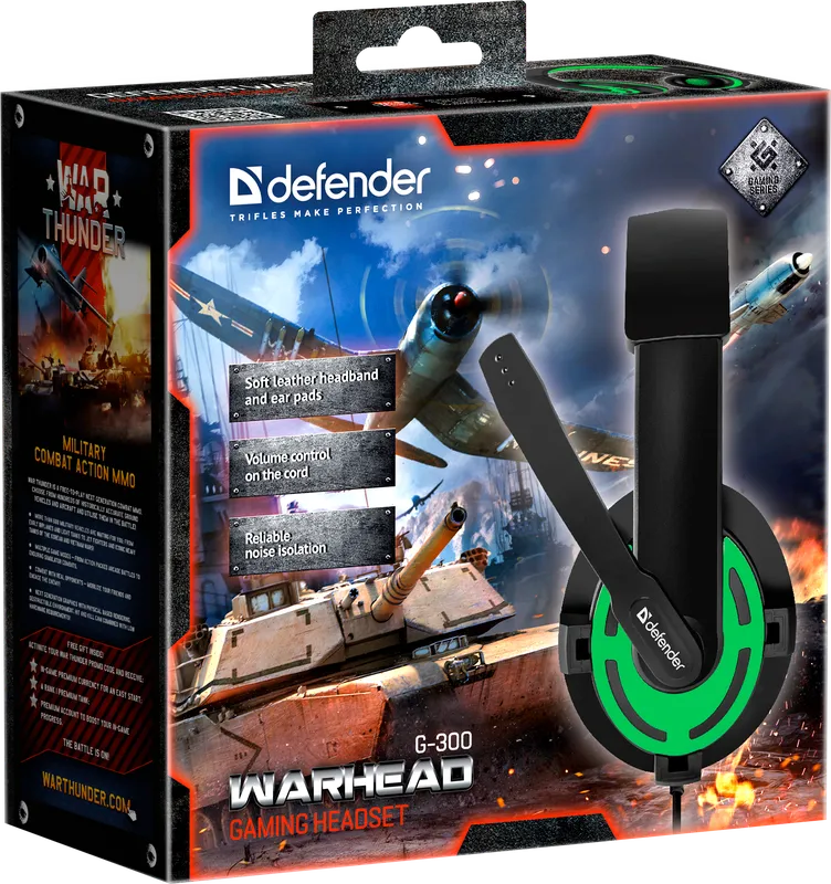 Defender - Ігрова гарнітура Warhead G-300