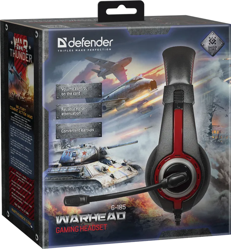 Defender - Ігрова гарнітура Warhead G-185