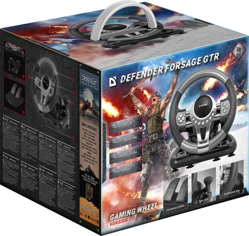Defender - Ігрове кермо FORSAGE GTR