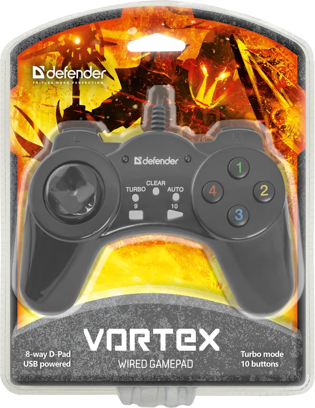 Defender - Дротовий геймпад Vortex