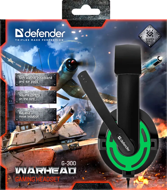 Defender - Ігрова гарнітура Warhead G-300