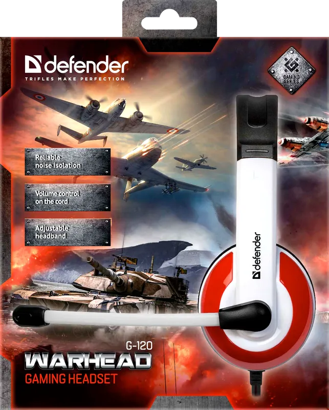 Defender - Ігрова гарнітура Warhead G-120