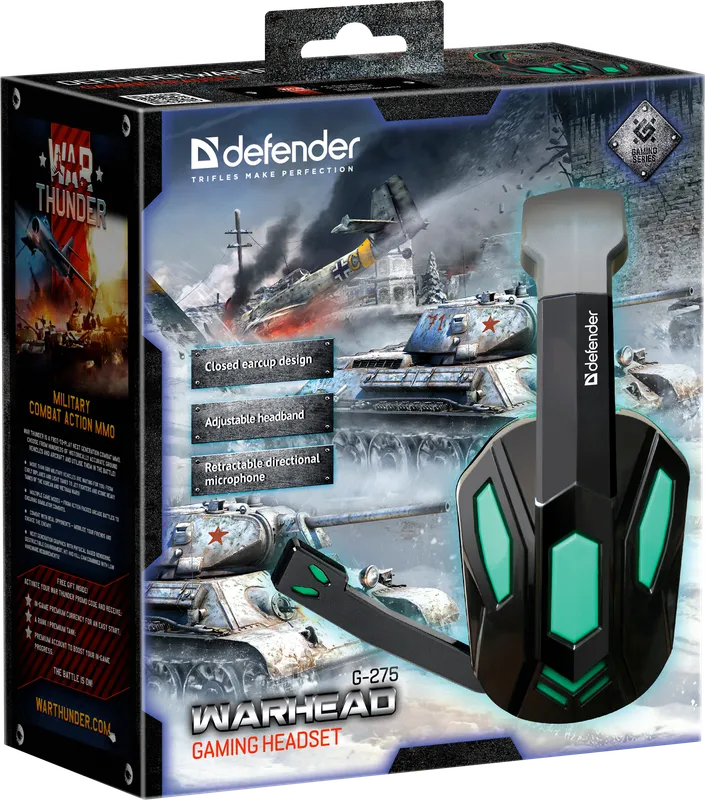 Defender - Ігрова гарнітура Warhead G-275