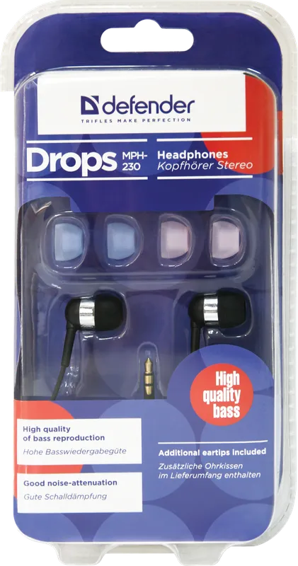 Defender - Навушники-вкладиші Drops MPH-230