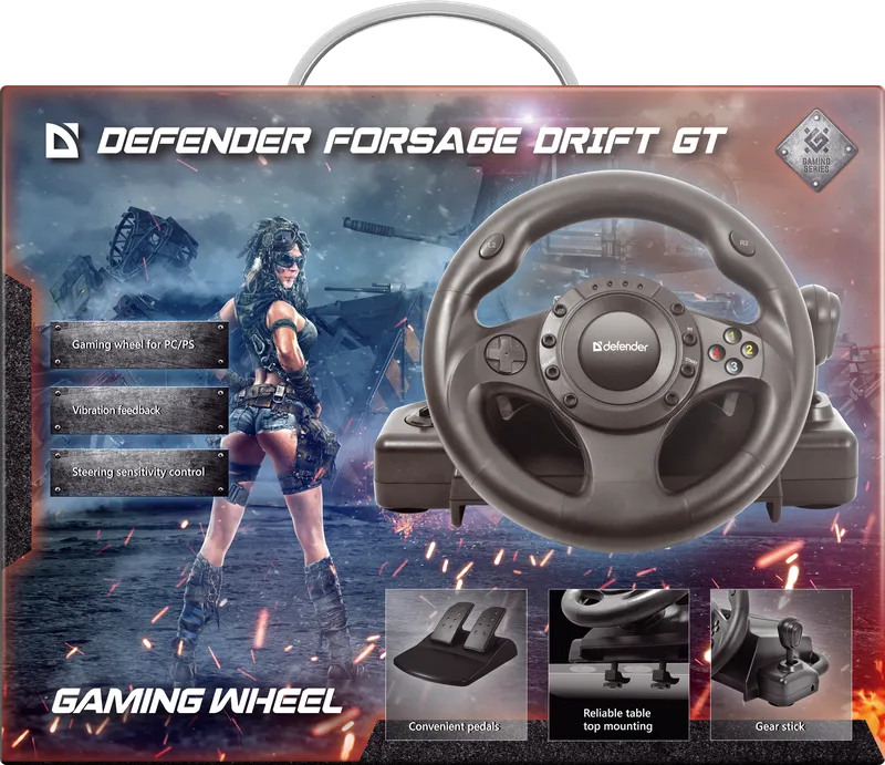 Defender - Ігрове кермо FORSAGE DRIFT GT