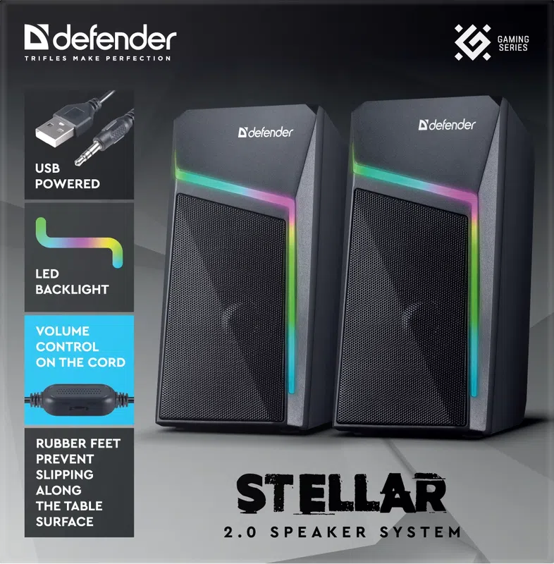 Defender - Акустична система 2.0 Stellar