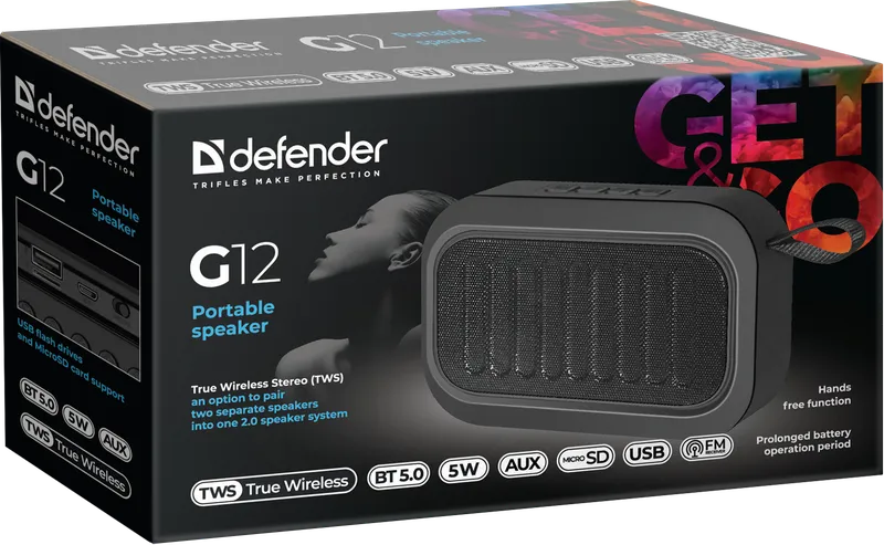 Defender - Портативна колонка G12