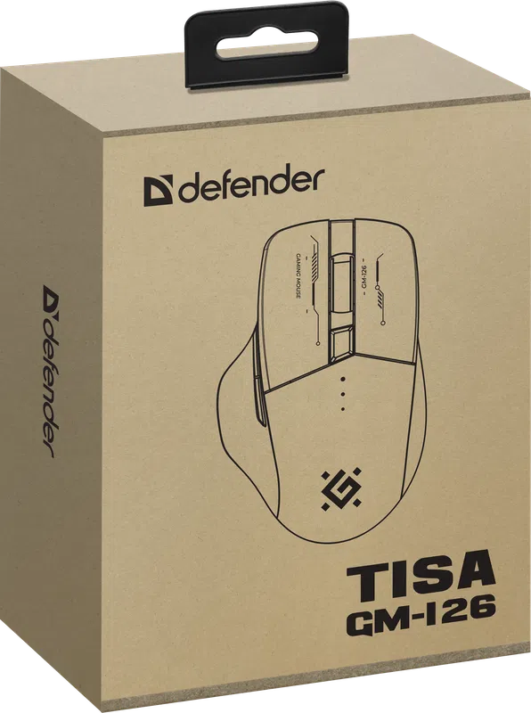 Defender - Бездротова ігрова миша Tisa GM-126