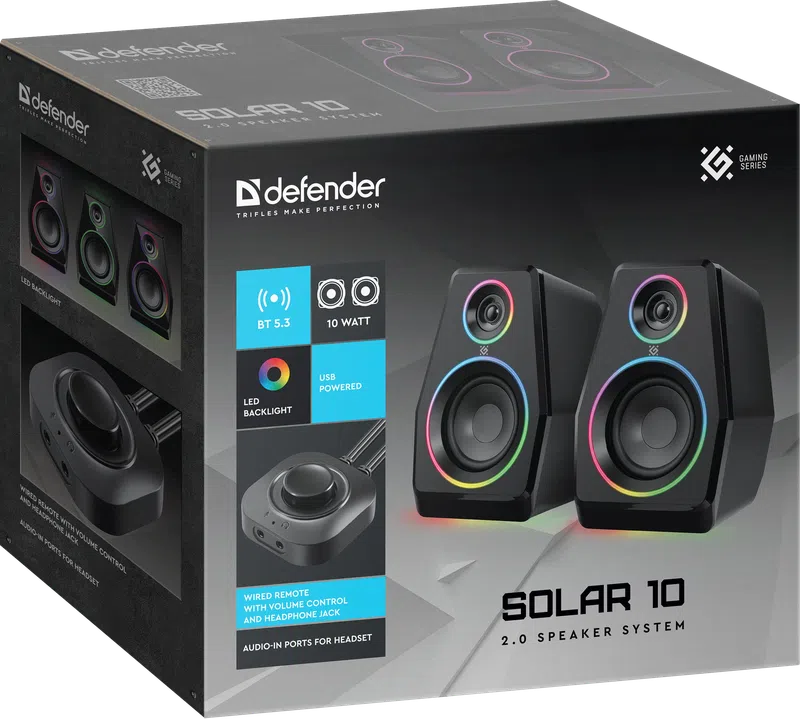 Defender - Акустична 2.0 система Solar 10