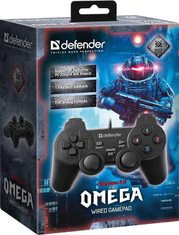 Defender - Дротовий геймпад Omega