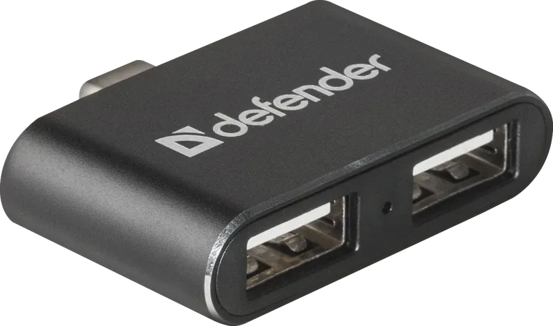 Defender - Універсальний USB розгалужувач Quadro Dual