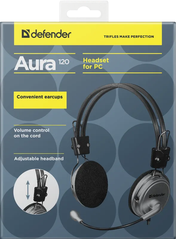 Defender - Комп'ютерна гарнітура Aura 120