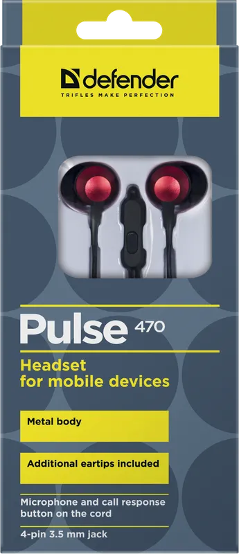 Defender - Гарнітура для мобільних пристроїв Pulse 470