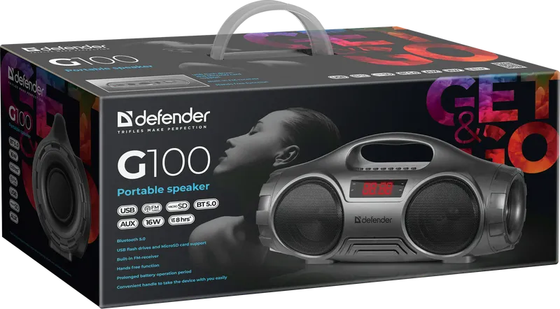 Defender - Портативна акустична система G100