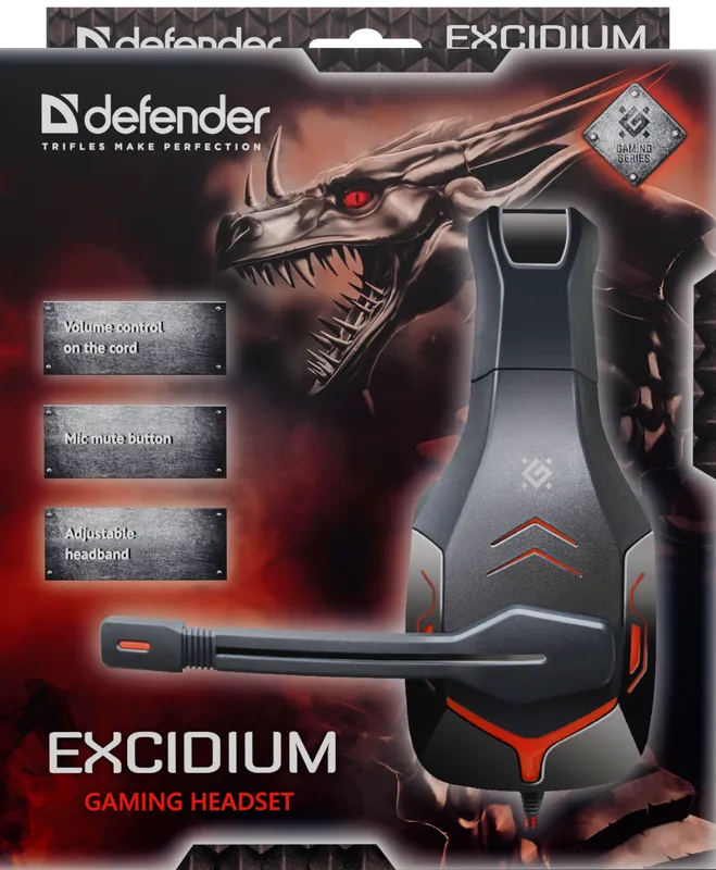 Defender - Ігрова гарнітура Excidium