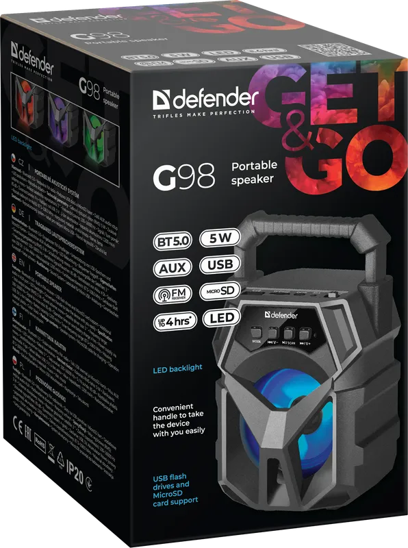 Defender - Портативна колонка G98