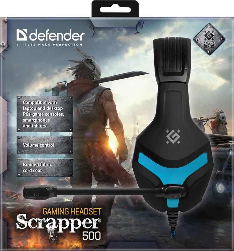Defender - Ігрова гарнітура Scrapper 500
