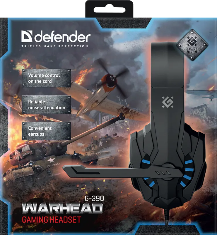 Defender - Ігрова гарнітура Warhead G-390