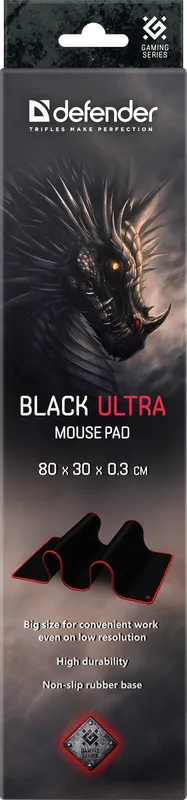 Defender - Килимок для миші Black Ultra