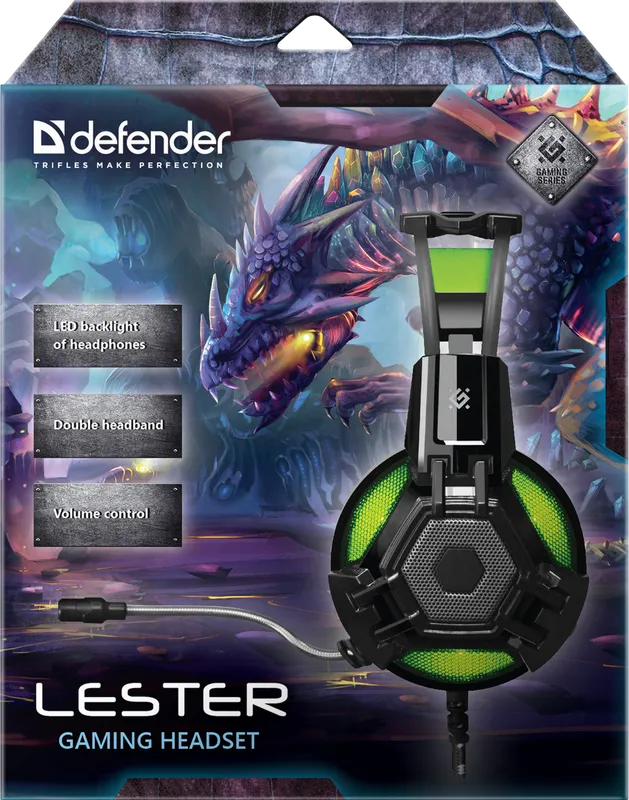Defender - Ігрова гарнітура Lester