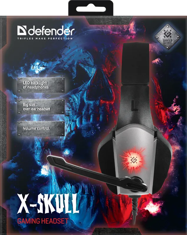Defender - Ігрова гарнітура X-Skull