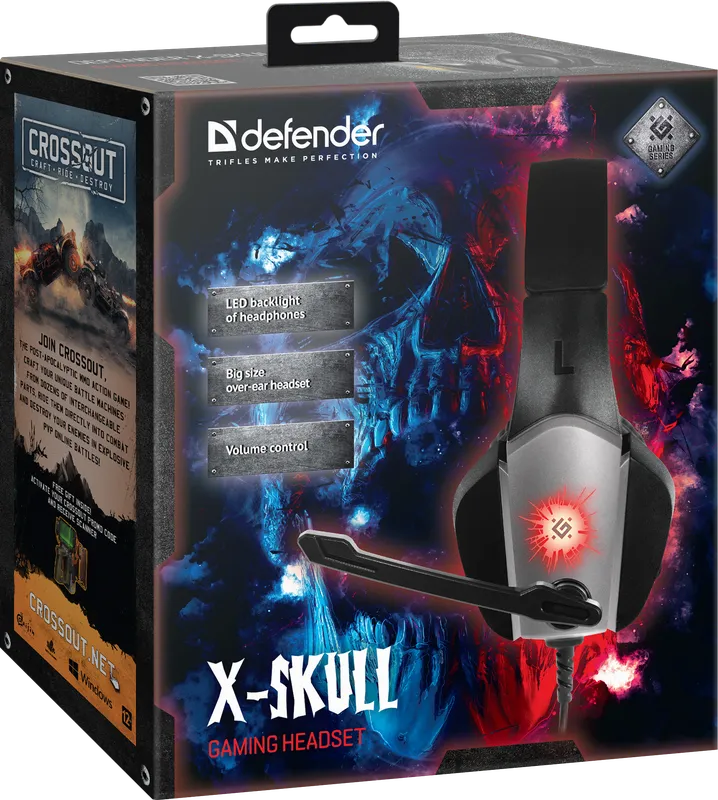 Defender - Ігрова гарнітура X-Skull