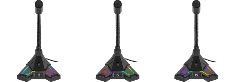 Defender - Ігровий потоковий мікрофон Pitch GMC 200