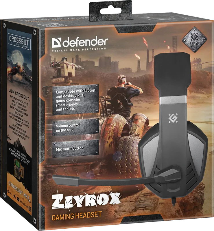 Defender - Ігрова гарнітура Zeyrox