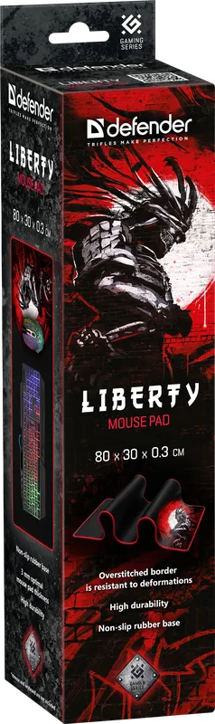Defender - Ігровий килимок для миші Liberty
