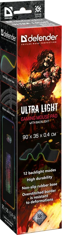 Defender - Ігровий килимок для миші Ultra Light