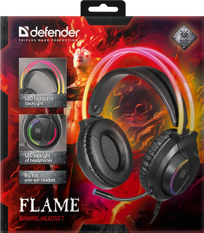 Defender - Ігрова гарнітура Flame
