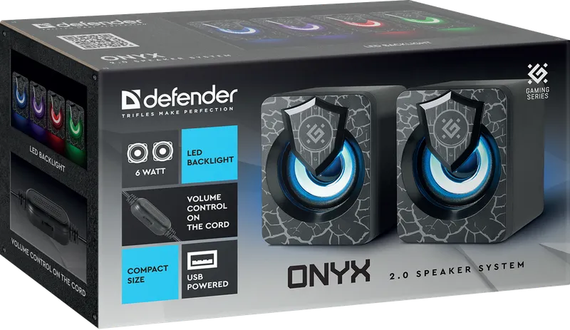 Defender - Акустична система 2.0 Onyx