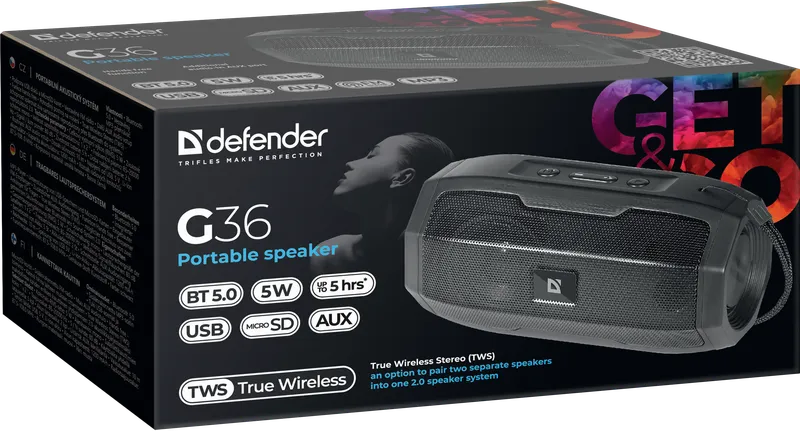 Defender - Портативна колонка G36