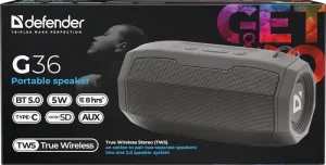 Defender - Портативна акустична система G36