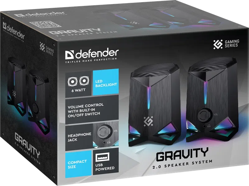 Defender - Акустична система 2.0 Gravity