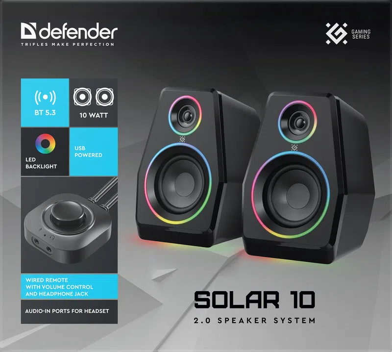 Defender - Акустична 2.0 система Solar 10