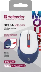 Defender - Бездротова оптична миша Belsa MB-249