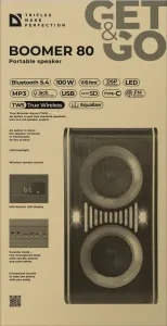 Defender - Портативна акустична система Boomer 80