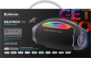 Defender - Портативна акустична система Beatbox 120