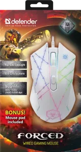 Defender - Дротова ігрова миша Forced GM-020L