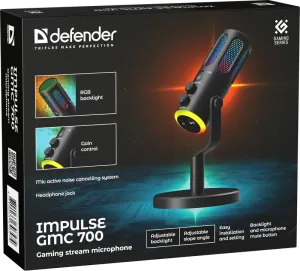 Defender - Ігровий стрим-мікрофон Impulse GMC 700