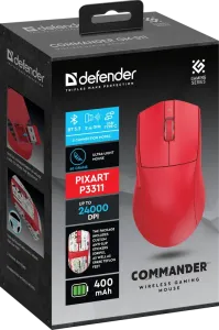 Defender - Бездротова ігрова миша Commander GM-511