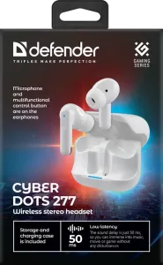 Defender - Бездротова гарнітура CyberDots 277