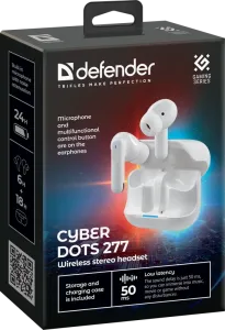 Defender - Бездротова гарнітура CyberDots 277