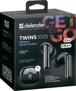 Defender - Бездротова гарнітура Twins 1005
