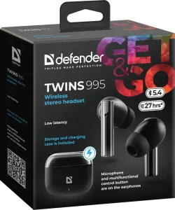 Defender - Бездротова гарнітура Twins 995
