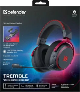 Defender - Бездротова гарнітура Tremble