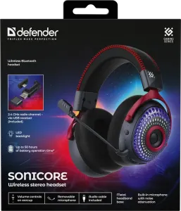 Defender - Бездротова гарнітура Sonicore